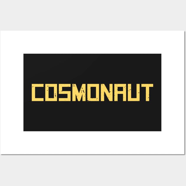 Cosmonaut - Retro Soviet Union Design Wall Art by MeatMan